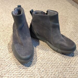 Sorel Explorer II Bootie Boots Womens 9 Gray Zipper Waterproof Snow Winter